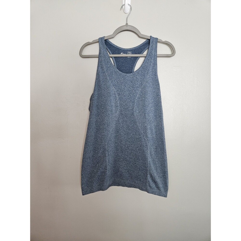 Zyia Active Women's Racerback Tank Top Blue Workout Athletic Breathable